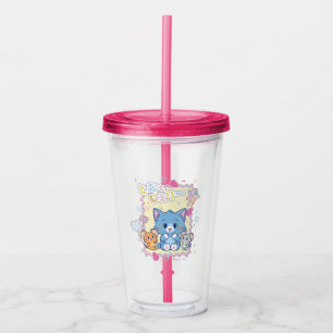 Copo De Acrílico Anime o Tom e o Jerry Strawberry