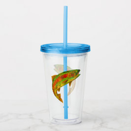 Copo De Acrílico Aspen Arco-Íris Folha 5