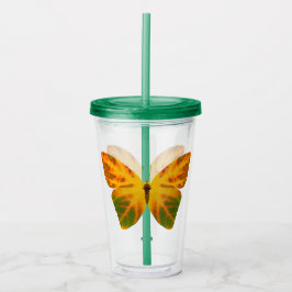 Copo De Acrílico Aspen Leaf Butterfly 1