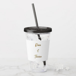 Copo De Acrílico Aumenta e prospera o Tumbler da garrafa de água