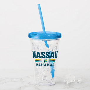 Copo De Acrílico Bahamas Souvenir Presente: Independência de Nassau