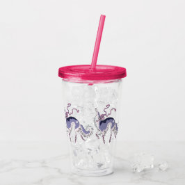 Copo De Acrílico Balé Borzoi - Tumbler Acrílico rosa