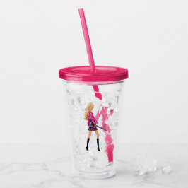 Copo De Acrílico Barbie Acrylic Tumbler