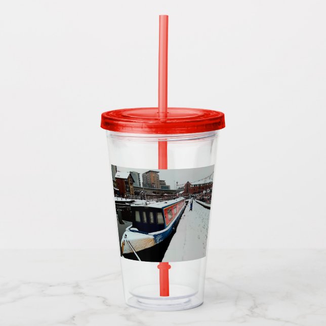 Copo De Acrílico Barco azul (Frente)