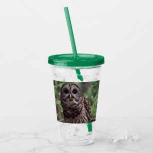Copo De Acrílico Barred Owl