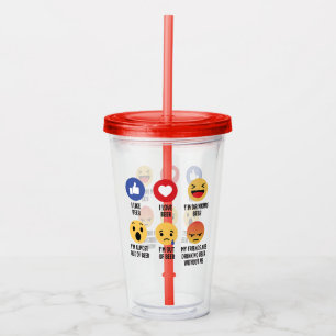 Copo De Acrílico Beer Emojis