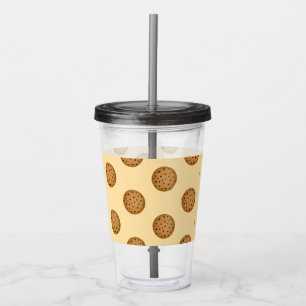 Copo De Acrílico Biscoito de Chocolate Chip