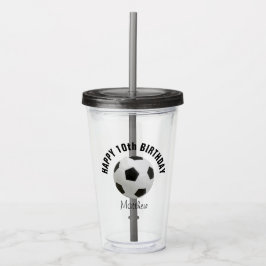 Copo De Acrílico Bola de Futebol Favor de Festa de Aniversário