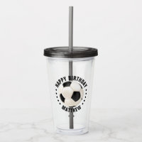 Bola de Futebol Feliz Aniversário Nome