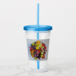 Copo De Acrílico Boliche de Berries - Vida Fruta Estática Hiperreal