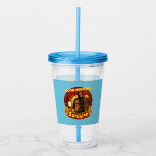Copo De Acrílico Bom dia Sunshine Engraçado Café Bigfoot