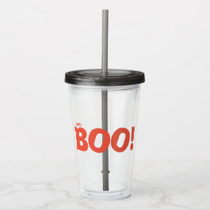 Copo De Acrílico Boo!