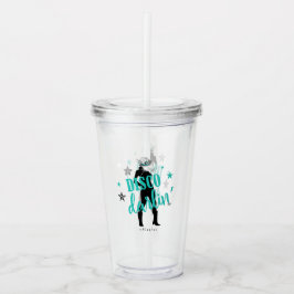 Copo De Acrílico Boots 'n Bling Disco Darlin' Teal ID925 