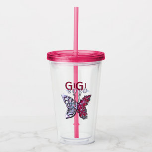 Copo De Acrílico Borboleta GIGI 2020 Gloriosa
