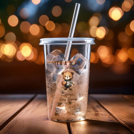 Copo De Acrílico Boy Barly Espera Chá de fraldas Americano de Futeb