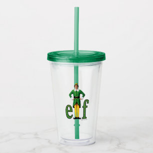 Copo De Acrílico Buddy, o logotipo do filme Elf