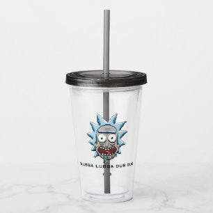 Copo De Acrílico Cabeça de Rick Pixelversa