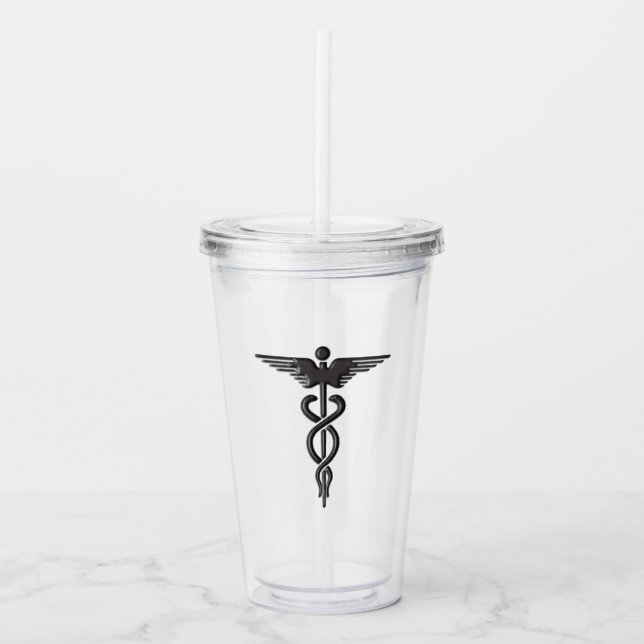Copo De Acrílico Caduceus (Frente)