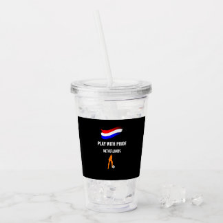 Copo De Acrílico Camisa do Orgulho do Futebol da Holanda 2026