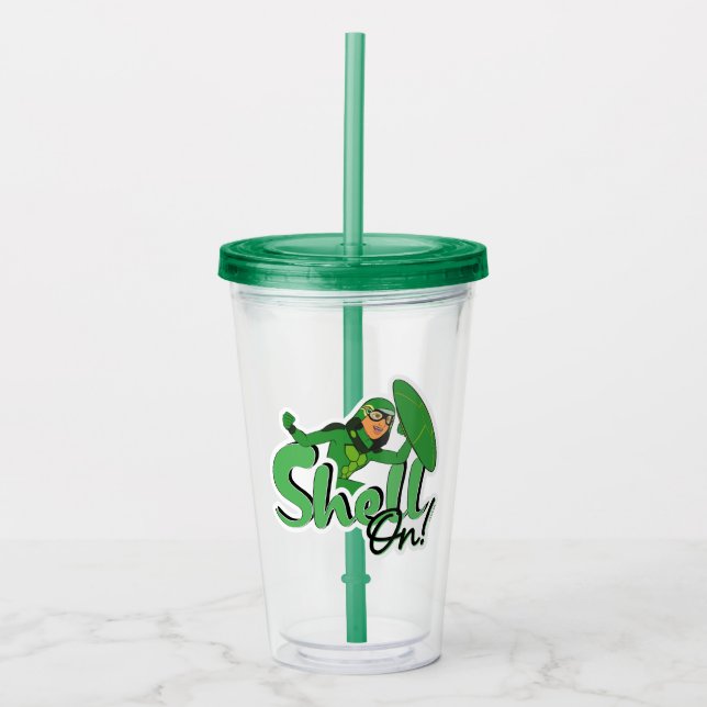 Copo De Acrílico Carapace | Ligar! (Frente)