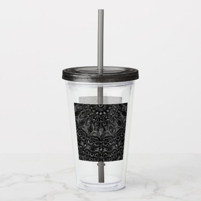 Copo De Acrílico Carcarvão Mandala - Tumbler acrílico (Frente)