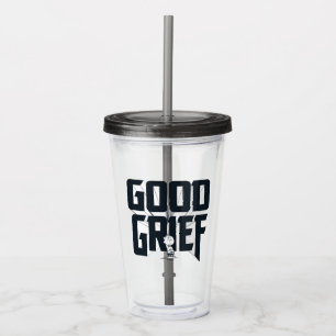 Copo De Acrílico Charlie Brown "Good Grief" Rock Banda Tee Graphic