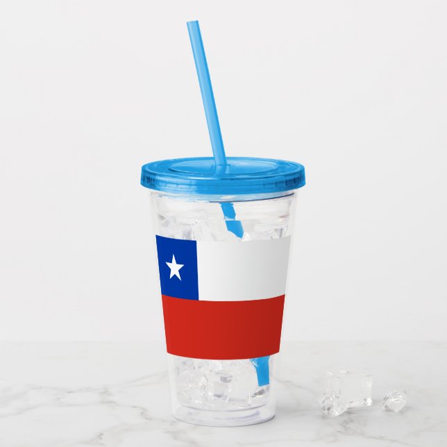 Copo De Acrílico Chile (Gelo frontal)