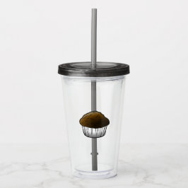 Copo De Acrílico Chocolate Muffin Acrylic Tumbler