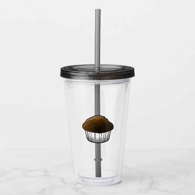 Copo De Acrílico Chocolate Muffin Acrylic Tumbler (Frente)