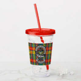 Copo De Acrílico Clan Buchanan Crest Crachá & Tartan