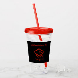 Copo De Acrílico Classe de Graduação do Ano de Personalização do BL
