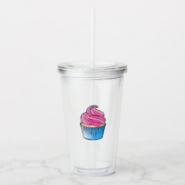 Copo De Acrílico Copo Acrílico - Cupcake