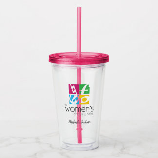 Copo De Acrílico Coro Feminino de Dallas Logo