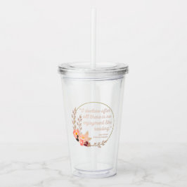 Copo De Acrílico Cota de Orgulho e Preconceito III - Estilo Bonito