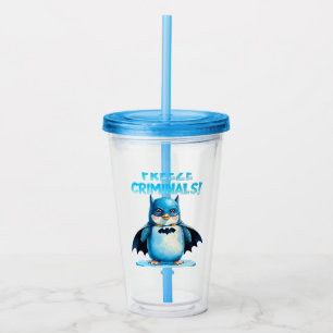 Copo De Acrílico Criminosos gelados - Pinguim escuro