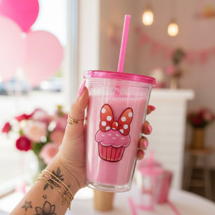 Copo de Acrílico Cupcake