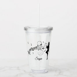 Copo De Acrílico Dançarino