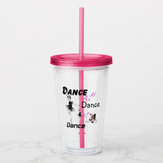 Copo De Acrílico Dance Dance Dance Balé Acrylic Tumbler