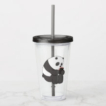 Design de Tumbler do Panda de Ursos sem Curso