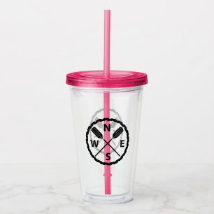 Copo De Acrílico Design do explorador da pá - Tumbler acrílico