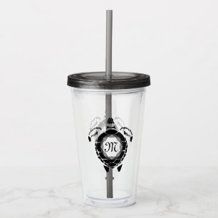 Copo De Acrílico Diamond Turtle Shelback Monograma