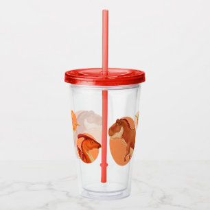 Copo De Acrílico Dino Tumbler