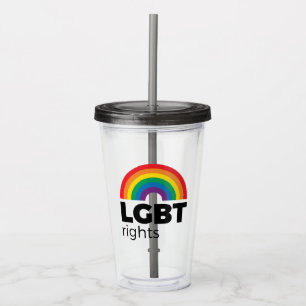 Copo De Acrílico Direitos LGBT