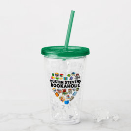Copo De Acrílico Dustin Stevens Bookaholic