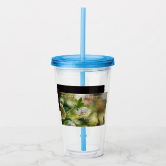 Copo De Acrílico Earthlight and Healing Japanese Flowers and Poetry