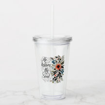 Ele restaura a minha alma floral