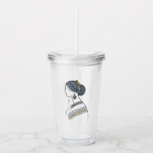 Elegante Ucraniano Folk Art Tumbler