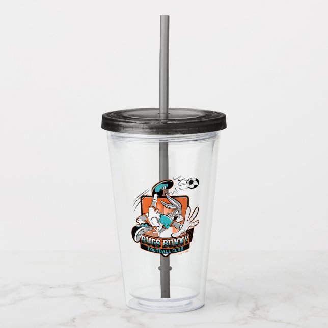 Copo De Acrílico Emblema do Clube de Futebol do BUGS BUNNY™ (Frente)