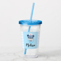 Enfermeira de Urso Bonito Vestindo uma Máscara Méd