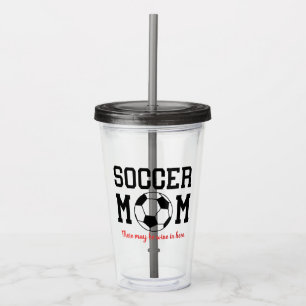 Copo De Acrílico Engraçada Caçadora Mamãe Acrínica Tumbler